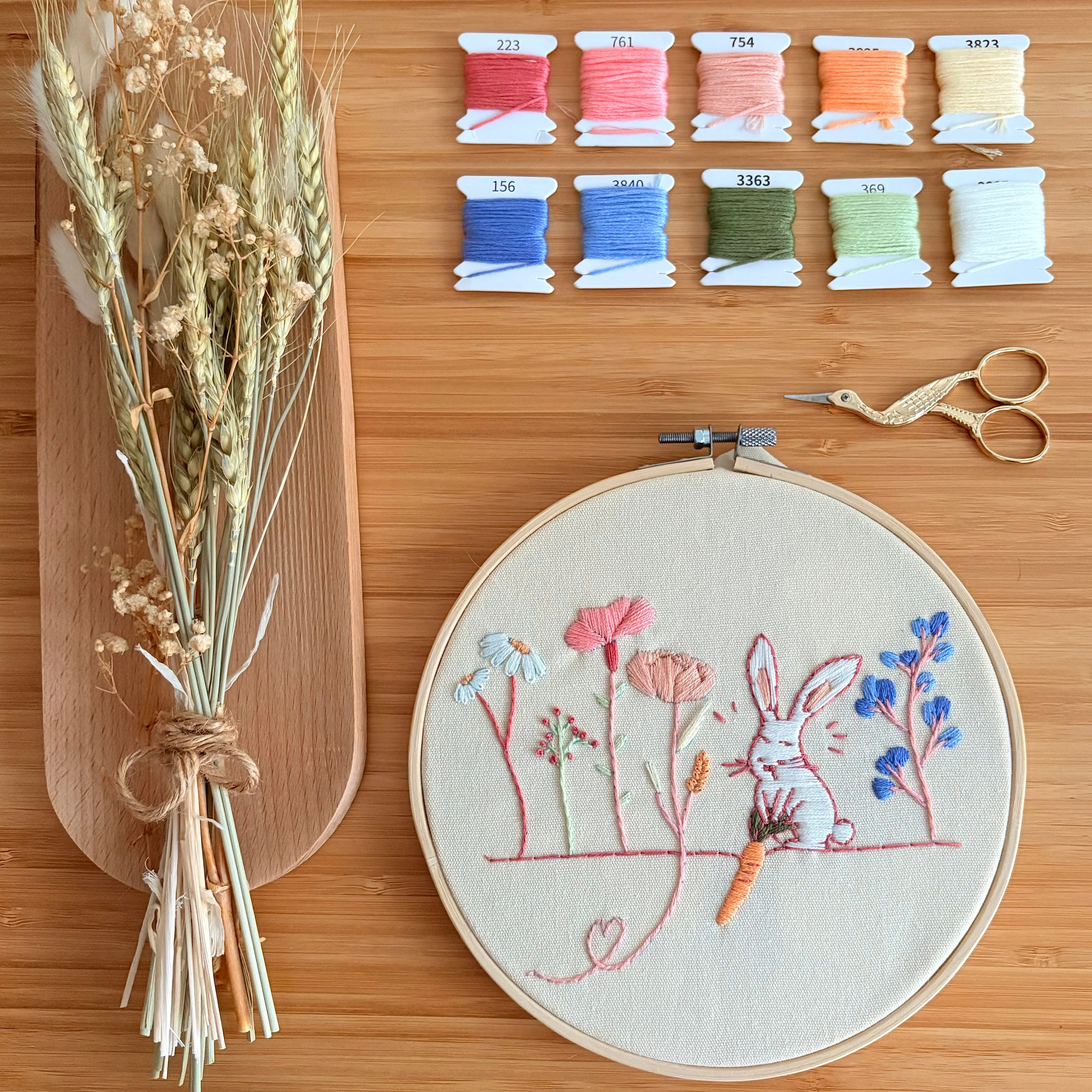 Coco the Rabbit - Embroidery Kit - Image 5