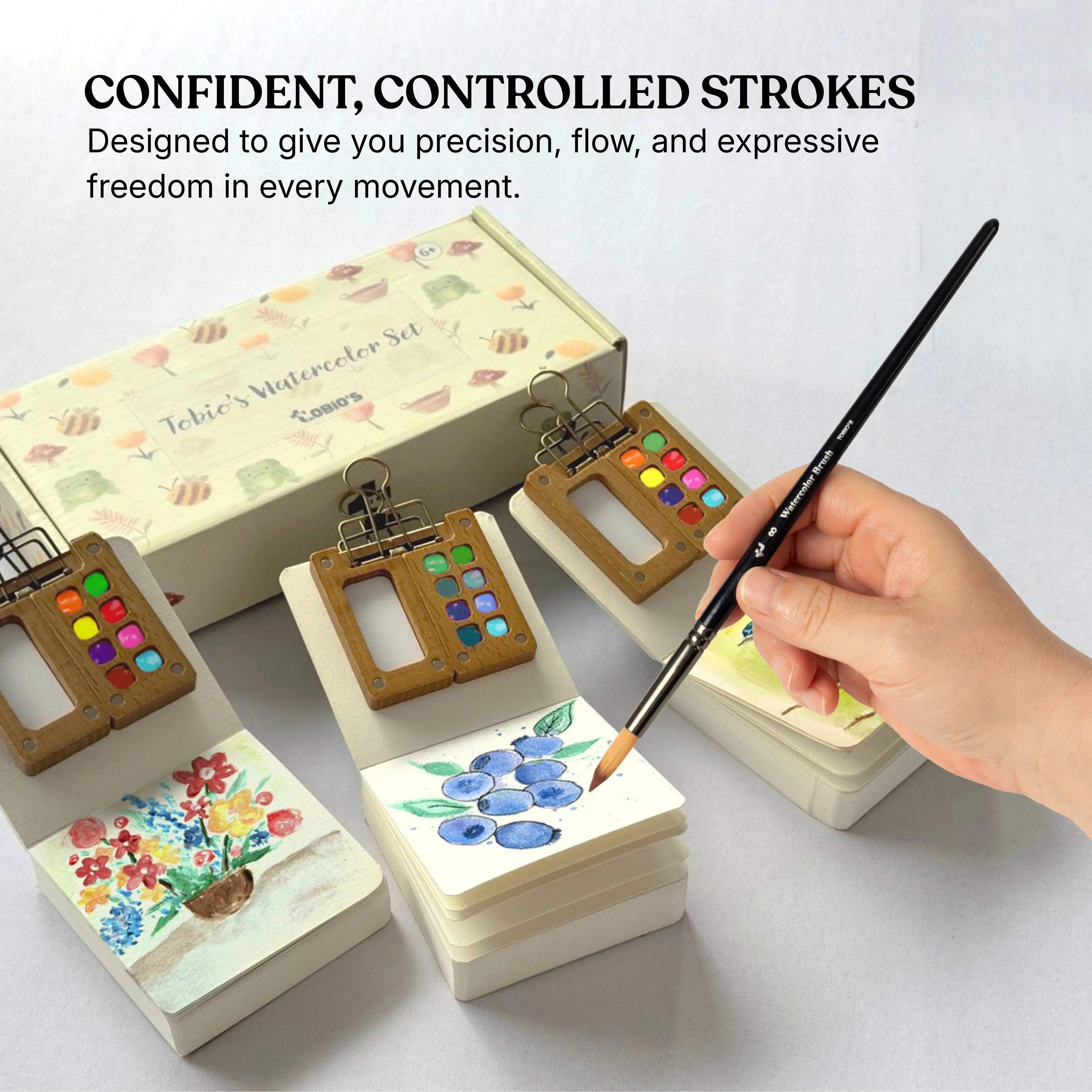 Tobio’s Artist Brush Set (12 Pcs) - Image 5